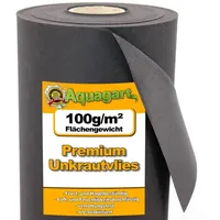 Aquagart 90m2 Gartenvlies Unkrautvlies Mulchvlies 100g 1,8m Breit