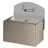 VAR Wandascher Edelstahl mit Schild WH 9 0,4 l