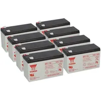 YUASA Blei-Akku NP7-12L Pb 12V 7Ah VdS, Faston 6,3mm