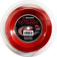 Solinco Outlast 200 M Tennisrollen Saite - Red -