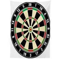 ABAKUHAUS Sport Tischdecke, Dart Board Lifestyle, Pflegeleicht Waschbar Schmutzabweisend