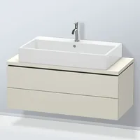 Duravit L-Cube Unterschrank, 2 Auszüge, LC580909191,