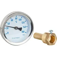Afriso Thermometer Ø 63mm Blau