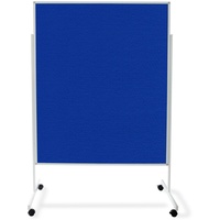 Office Marshal Mobile Filz-Moderationstafel Blau