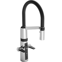 Hansa Hansafit SemiPro Küchenarmatur, Hybrid/Steckernetzteil, chrom