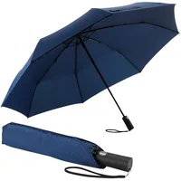 Euroschirm EuroSCHIRM® Partnerschirm Automatik 3432, marineblau, kompakte Größe, mit