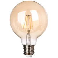 Trango E27003 LED E27 2500 Kelvin warmweiß Gold farbig