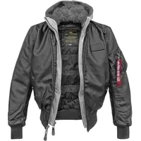 Alpha Industries Ma-1 D-tec Fl Jacke Black / Grey