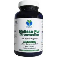 VitalLife Melisse Zitronenmelisse 180 Kapseln NATUR PUR - OHNE