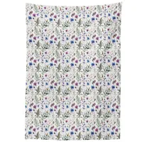 ABAKUHAUS Distel Tischdecke, Aquarell-Wildblumen, Inn und Outdoor Bereich geeignet
