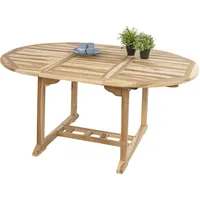 Möbelliebling Gartentisch ausziehbar Teak Holz 120 - 170 cm