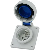 Mennekes Schuko-Steckdose IP68 Blau 1 St.