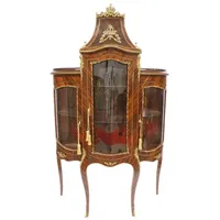 Casa Padrino Barock Glas Vitrine Vitrinenschrank - Barock Möbel