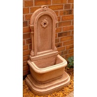 Casa Padrino Jugendstil Wandbrunnen Antik Creme Braun H. 113