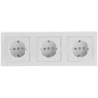 ChiliTec DELPHI Set 3 Steckdosen + 2-fach Rahmen 250V/