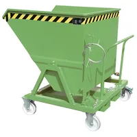 Bauer Südlohn Späne-Kippmulde SKS 700, lackiert, Resedagrün