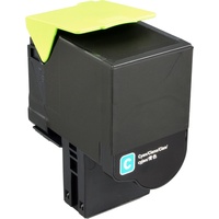 W&P Alternativ Toner ersetzt Lexmark C2320C0 cyan