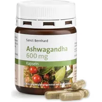 Kräuterhaus Sanct Bernhard Ashwagandha-600 mg-Kapseln - 40 g