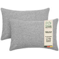 Selfitex 2er Set 40x60 cm, Sofakissen mit Füllung und