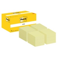 Post-it Haftnotizblock 12x100BL gelb 653 38x51mm