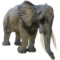 Casa Padrino Deko Skulptur Elefant Grau / Braun 410
