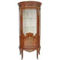 Casa Padrino Barock Glas Vitrine Vitrinenschrank 80 x H