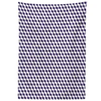 ABAKUHAUS Navy blau Tischdecke, Abstrakte Würfel-Streifen, Für den Inn