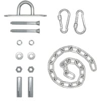 AMANKA 230kg Hängesessel Kette mit Deckenhaken - 66cm Aufhängung