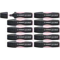 Stabilo GREEN BOSS Pastel - 10er Pack - rosiges