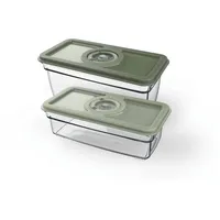 AEG Vakuumierbehälter rechteckig grün 1,0 l 2-teiliges Set