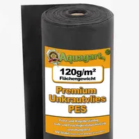 Aquagart 75m2 Gartenvlies Unkrautvlies 120g 1m breit