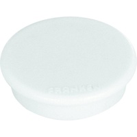 Franken Haftmagnet Magnete weiß, Kunststoff Ø 1,27 cm, 10