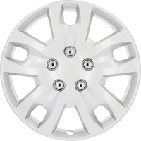 CARTREND Radzierblenden Hockenheim 35 cm (14 Zoll) silber 4