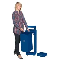 VAR Abfallsammler/Ascher B 30 enzianblau 5 l/35 l