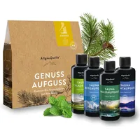 AllgäuQuelle Naturprodukte Saunaaufguss Set BIO 4-teilig