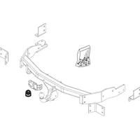 BRINK Anhängerkupplung mit starrem Kugelkopf für KIA Sorento I