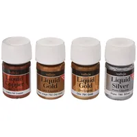 Vallejo 70199 Gold auf Alkohol-Basis, 4x17 ml