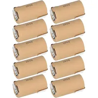 Panasonic 10x Panasonic Akku Sub-C 1,2V 3000mAh PBK300SCEY1 PP