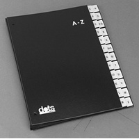 Dots Pultordner A-Z schwarz