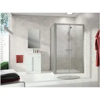 Hüppe Alpha 2 Gleittür, 1-teilig, mit festem Segment, 1500x2000mm,