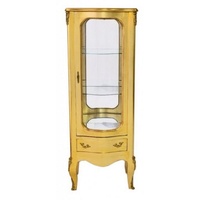 Casa Padrino Barock Vitrine Gold 130 cm - Vitrinenschrank