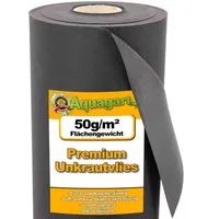 Aquagart Gartenvlies Unkrautvlies 72m2 1,6m breit