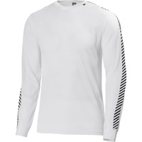 HELLY HANSEN Dry Stripe Crew Langarm-baselayer - White -