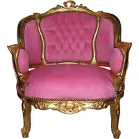 Casa Padrino Cocktailsessel Casa Padrino Polyester 75 x 90