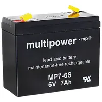 Multipower MP7-6S 6V 7Ah Blei Akku AGM