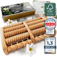 HELDSON HELDSON® Fußmassageroller Holz - FSC®100% - Fußmassagegerät -
