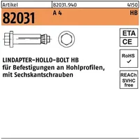 Lindapter ART 82031 LINDAPTER-Hollo-Bolt A 4 HBST 10-Größe 3