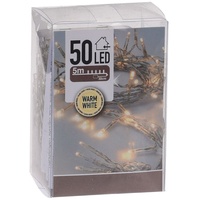 Spetebo Lichterkette mit 50 LED in warm weiß -