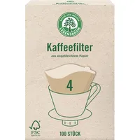 Lebensbaum Kaffeefilter Papier Größe 4 (100St)