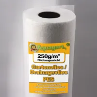 Aquagart Geotextilvlies 40m2 Unkrautvlies 250g 1,6m